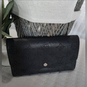 Louis Vuitton Black Mahina Wallet